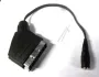 COM Scartadapter - Adapter scart-stecker auf 3,5mm klinkenkupplung