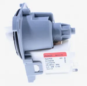 Laugenpumpe Askoll RS0794 für Waschmaschine M325 Pumpenmotor 40W Bajonett Ersatzteil