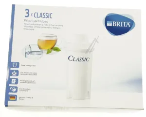 Brita 205386 Wasserfilter - Brita classic kartuschen (3 stück)