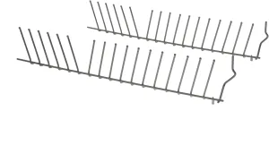 Unterkorbeinsatz 00645108 Bosch Geschirrspüler Klappstachel Einsatz 2x17 Stacheln Set für Teller Ersatzteil
