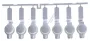 Whirlpool Indesit 481251318174 Tastensatz - C00313780 drucktaste